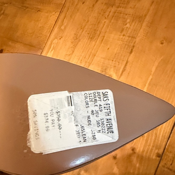 ANDREA WAZEN Double Jeu 165MM Platform Mary Jane Pumps Pink Size 40 - Picture 11 of 16